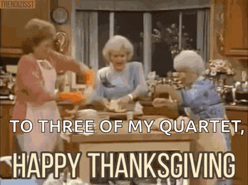 Happy Thanksgiving Golden Girls GIF