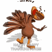 Happy Thanksgiving Happy Turkey Day GIF