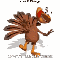 Happy Thanksgiving Happy Turkey Day GIF