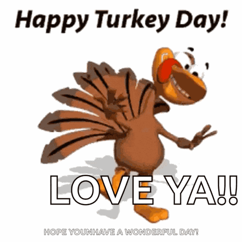 Happy Thanksgiving Happy Turkey Day GIF
