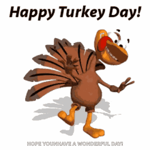 Happy Thanksgiving Happy Turkey Day GIF