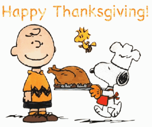 Happy Thanksgiving Snoopy Happy Thankgiving GIF