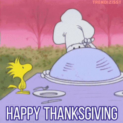 Happy Thanksgiving Snoopy Happy Thankgiving GIF