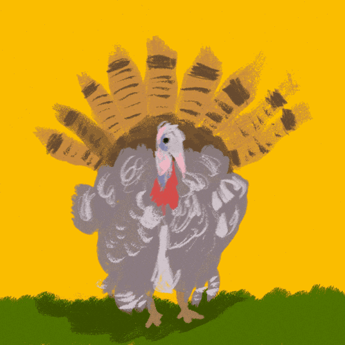 Happy Thanksgiving Turkey GIF