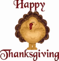 Happy Thanksgiving Turkey GIF