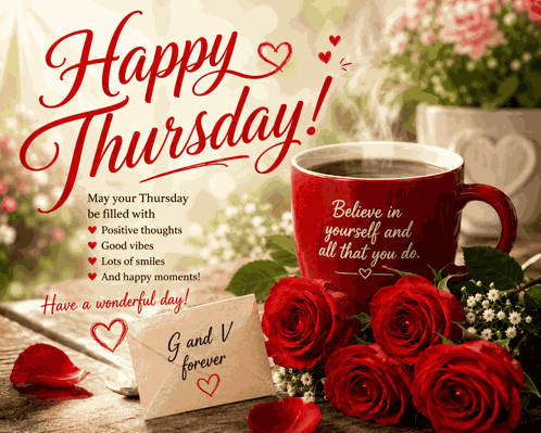 Happy Thursday G And V GIF