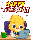 Happy Tuesday Happy Tuesday Morning Sticker