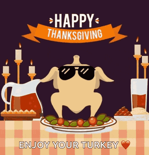 Happy Turkey Day Thanksgiving GIF