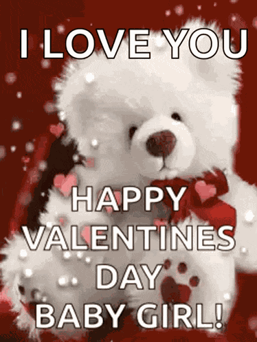 Happy Valentines Day Baby Girl GIF