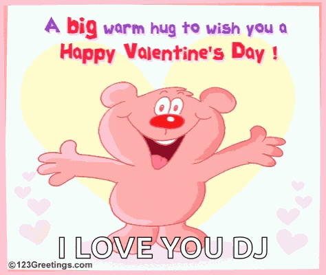 Happy Valentines Day Hug GIF