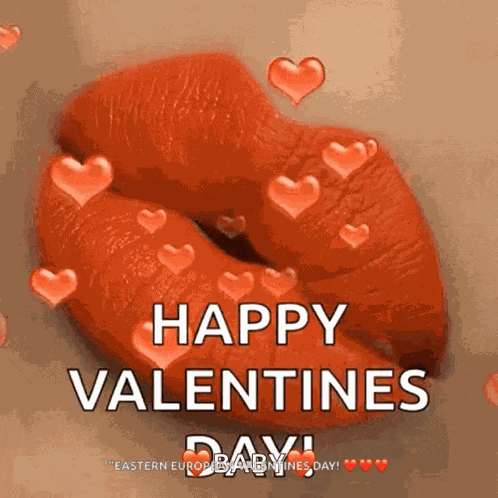 Happy Valentines Day Kiss GIF