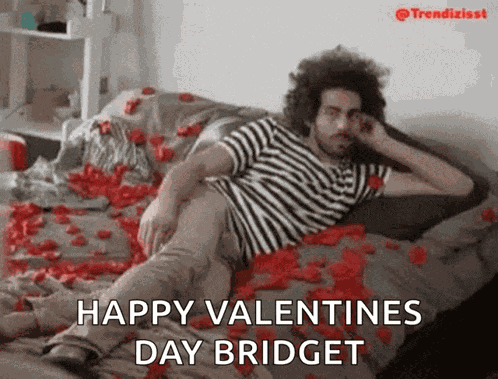 Happy Valentines Day Petals GIF