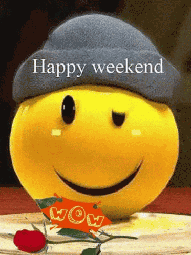 Happy Weekend Rose GIF