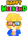Happy Weekend Week End Sticker