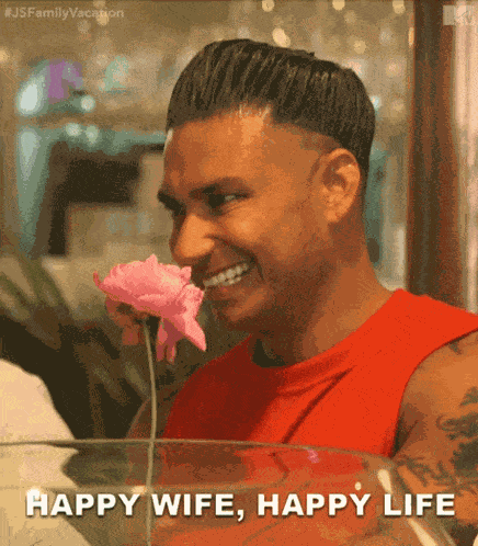 Happy Wife Happy Life GIF
