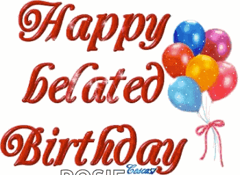 Happybelatedbirthday Baloons GIF