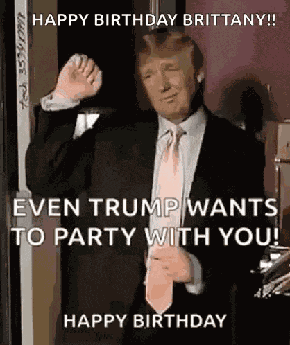 Happybirthday Donaldtrump GIF
