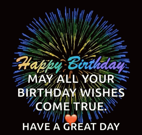 Happybirthday Fireworks GIF