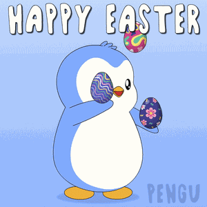 Happyeaster Pengu GIF