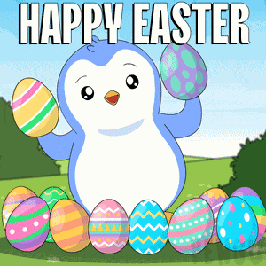Happyeaster Pengu GIF