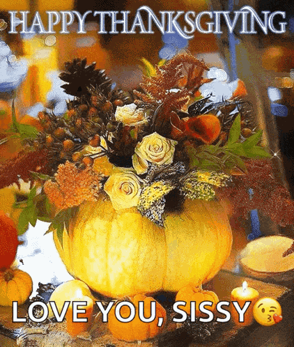 Happythanksgiving Centerpiece GIF
