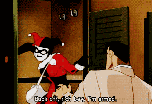 Harley Quinn Armed GIF