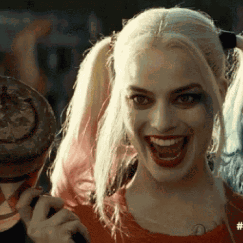 Harley Quinn Eyebrows GIF
