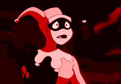 Harley Quinn Sheepish GIF