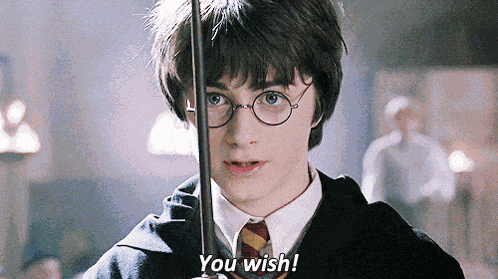 Harry Potter Vs Draco Malfoy You Wish GIF