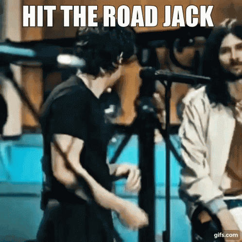 Harry Styles Hit The Road Jack GIF