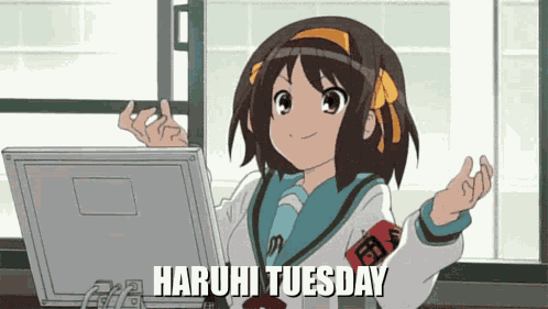 Haruhi Haruhi Suzumiya GIF