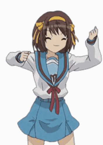 Haruhi Suzumiya Dance GIF