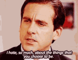 Hate Michael Scott GIF