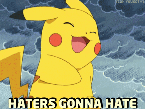 Haters Going To Hate Haters Gonna Hate GIF