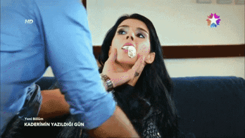 Hatice Sendil Gagged GIF