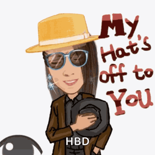 Hats Off To You Congrats GIF