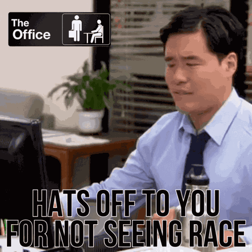 Hats Off To You Race Blind GIF