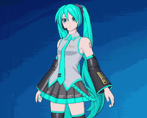 Hatsune Miku Googly Eyes GIF