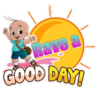 Have A Good Day Raju Sticker