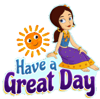 Have A Great Day Indumati Sticker