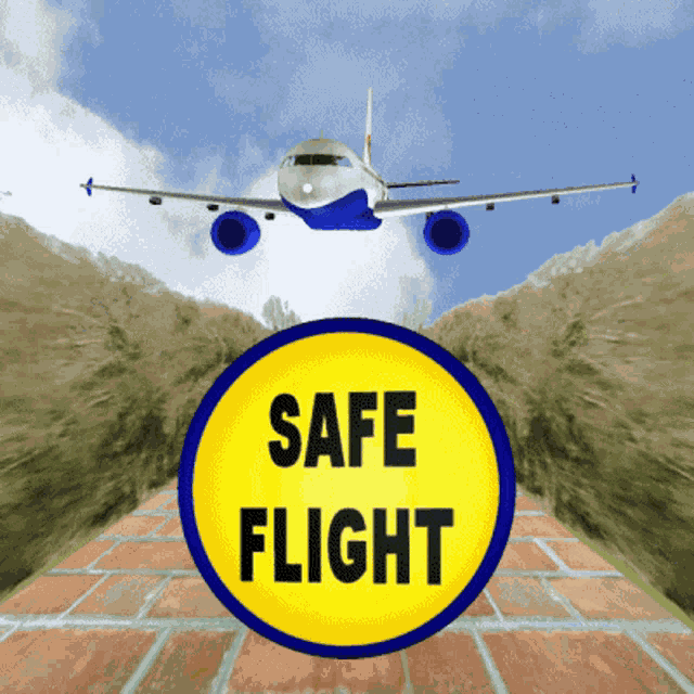 Have A Safe Flight Safe Trip GIF