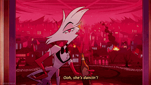 Hazbin Hotel Angel Dust GIF