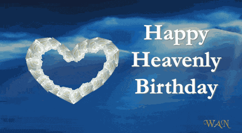 Hb In Heaven Happy Heavenly Birthday GIF
