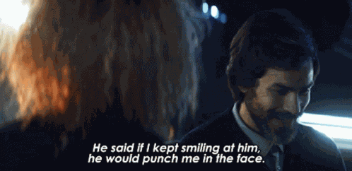 He Said If I Kept Smiling At Him He Would Punch Me In The Face Raffi Musiker GIF