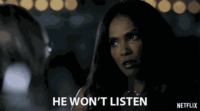 He Wont Listen Lesley Ann Brandt GIF