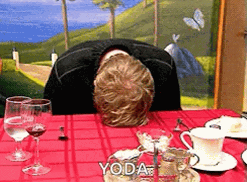 Head Bang Table Bang GIF
