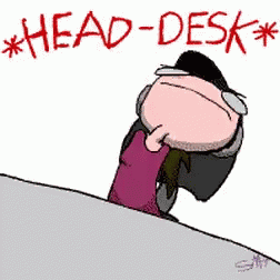 Head Desk Bang Head GIF