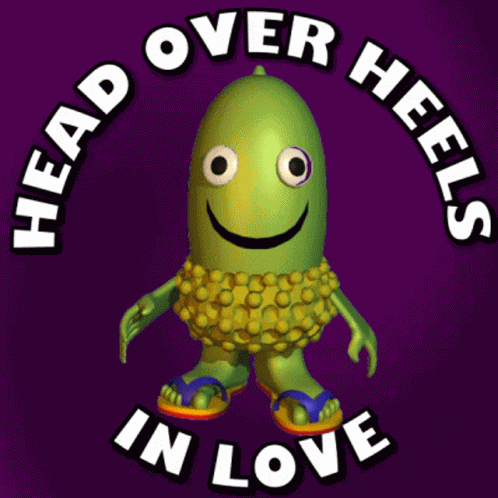 Head Over Heels In Love GIF