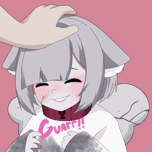 Head Pat Anime Anime Girl Blush GIF