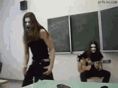 Headbanging GIF